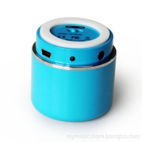 Color ABS case Bluetooth wireless speaker with small body 400mAh battery